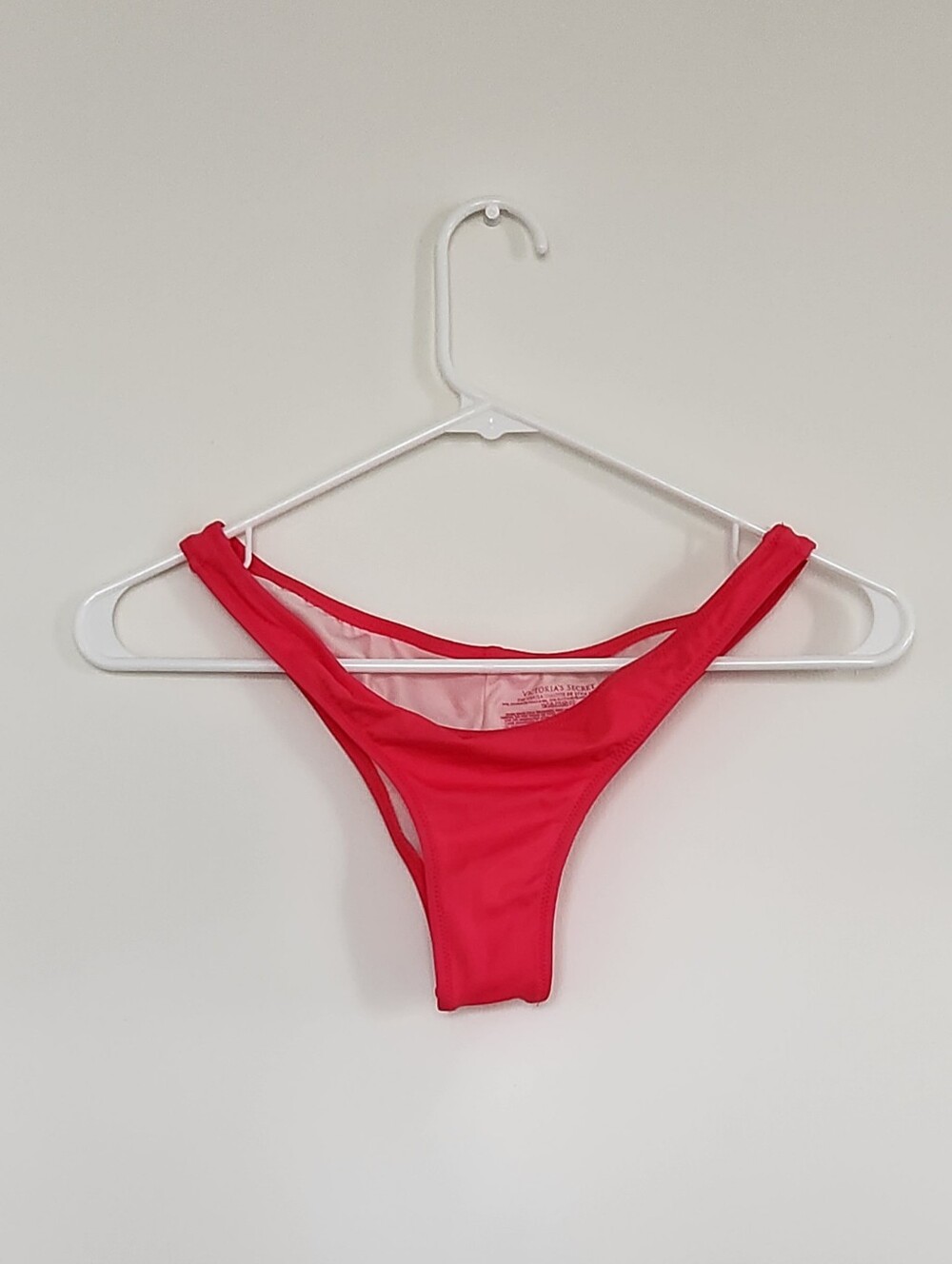 Victoria's Secret "The Itsy" Coral Ruched Bikini Bottom Size Small